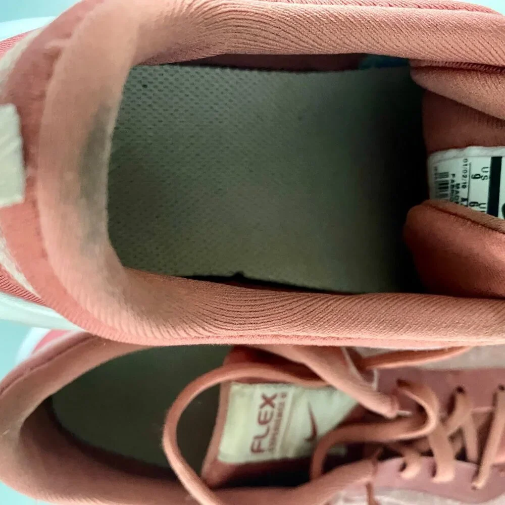 Nike Flex Experience 8 Running Shoes Womens Size 9 Pink/Red